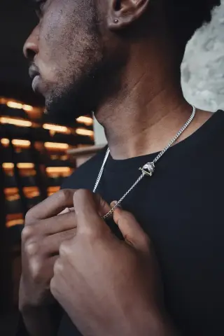 Collier argent 925 maille forçat