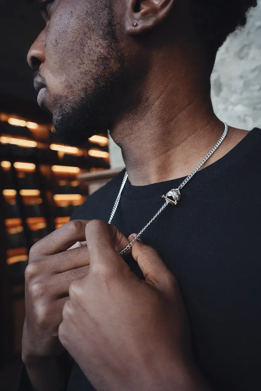 Collier argent 925 maille forçat — photo 1 sur 2