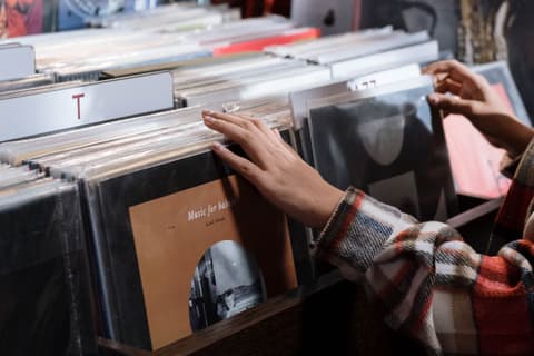 Lot de 40 vinyles rock