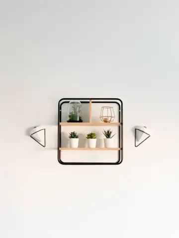 Étagère murale (lot de 3) bois noir