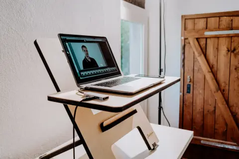 Bureau en chêne 120 × 60 beige