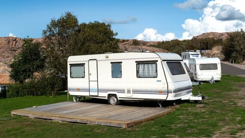 Caravane Caravelair 4 places, auvent inclus