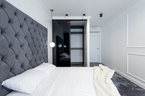 Armoire 100 × 190 cm bois noir