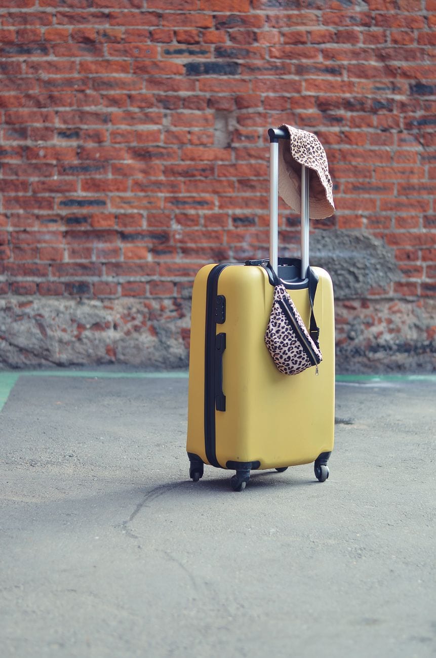 Valise Samsonite moyenne bleu — photo 1 sur 2