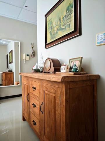 Buffet teck marron