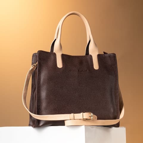 Sac à main Longchamp camel