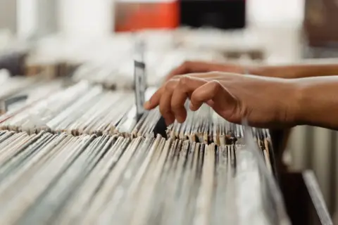 Lot de 40 vinyles soul et funk