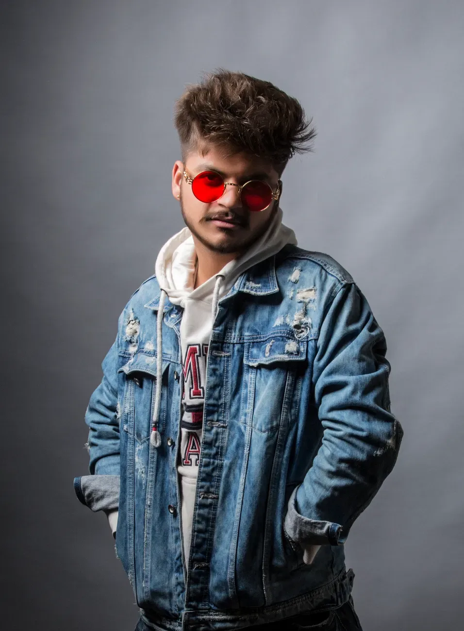 Veste en jean The North Face homme, taille L — photo 1 sur 4