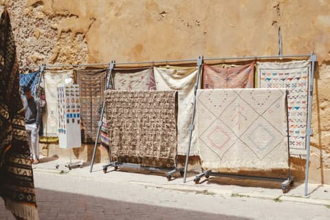 Tapis berbère en laine